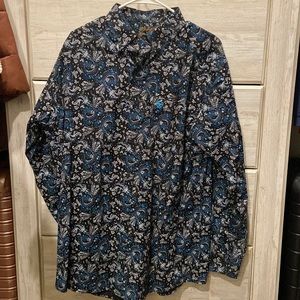 Ariat stretch button down.